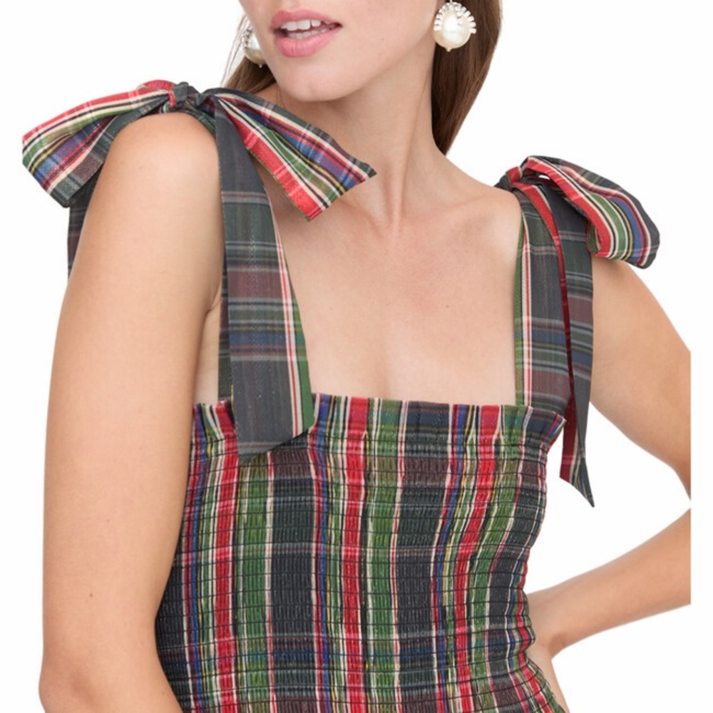 Hill House Home The Ribbon Ellie Nap Dress
- Tartan Lamé / M - Picture 4 of 13